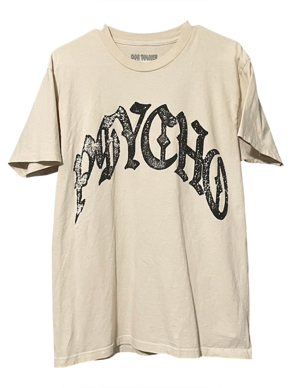 Don Toliver Pscyho Tour Graphic White T-Shirt Medium w/ Dates Venues Rap Hip Hop